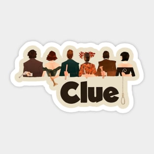 Clue movie t-shirt Sticker